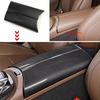 ABS Carbon Fiber Car Center Armrest Box Cover For Benz C W205 GLC X253 2015-