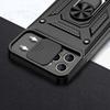 Case for iPhone 16 Pro Max ARMOR SLIDE RING REINFORCED BACK + 9H GLASS