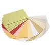 200Pcs Pearlescent Card Stock Assorted Colors Blank Metallic Cardstock Paper with Rounded Corners