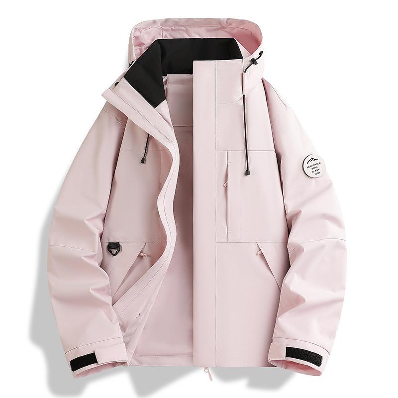 New Jacket Three-in-one Men's and Women's Jackets Windproof and Waterproof Fleece Liner Two-piece Mountaineering Suit