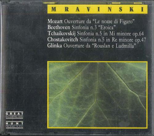 

CD EVGENY MRAVINSKY Mozart Beethoven Tchaikovskij 2HUNTCD714 HUNT PRODUCTION 1990 Europe Classical Used