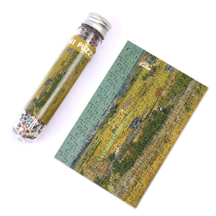 150PCS Mini Test Tube Oil Painting Jigsaw Puzzles Set Family Educational Toys Gifts for Adults Children Creative DIY Puzzle Game