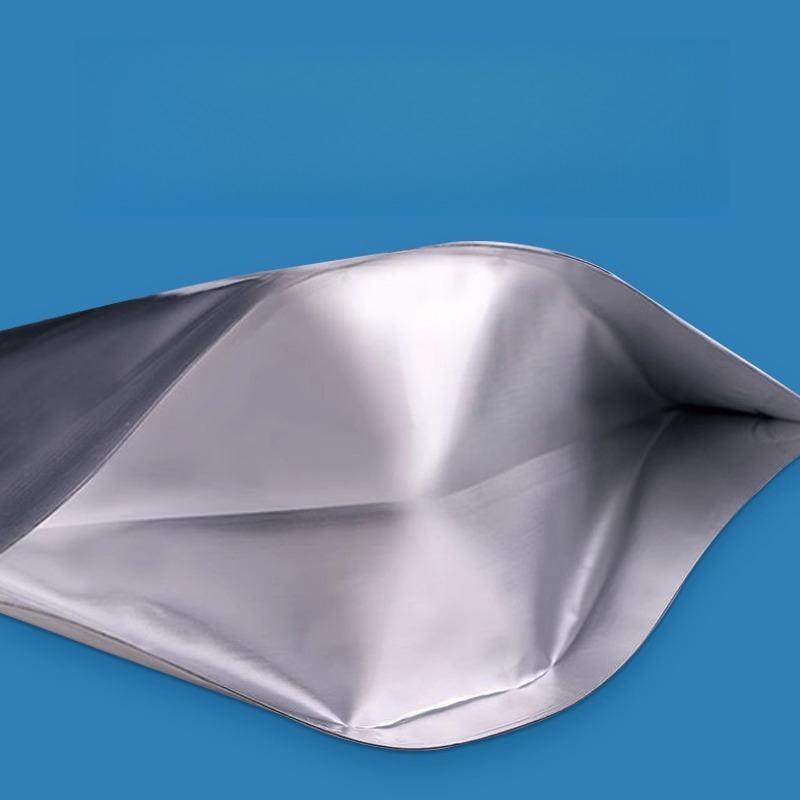 100 ST Cirkulära Vertikala Aluminiumfolie Zip-förslutningspåsar/te/bakverk/kaffeböna Förpackningspåsar Självförslutande Fuktsäkra Förseglade fickor