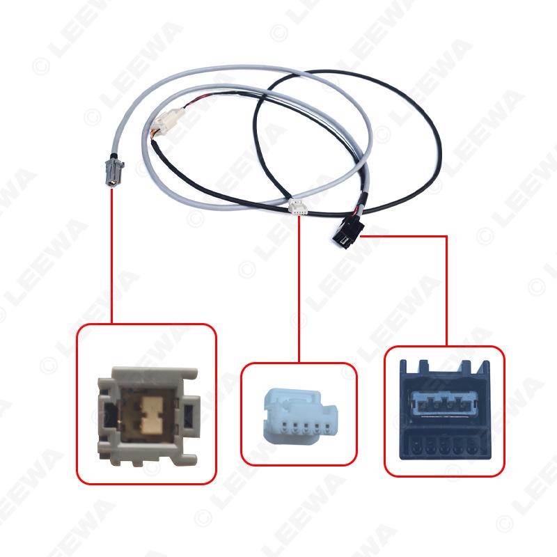 

Toyota Camry, RAV4, Corolla, Highlander, Levin, Crown, Reiz Адаптер USB AUX кабель LEEWA