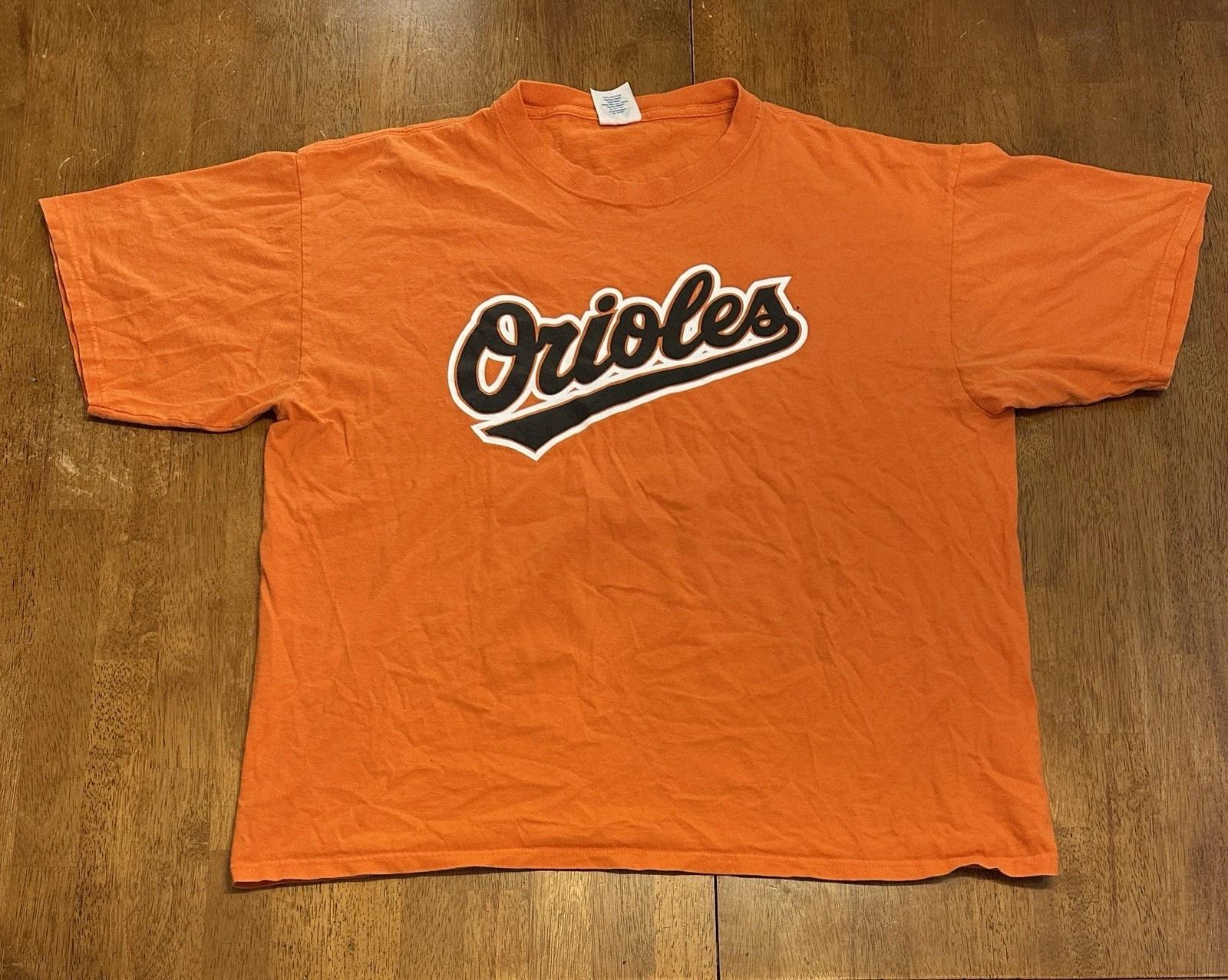 Baltimore Orioles Brian Roberts T Shirt 2XL Orange S