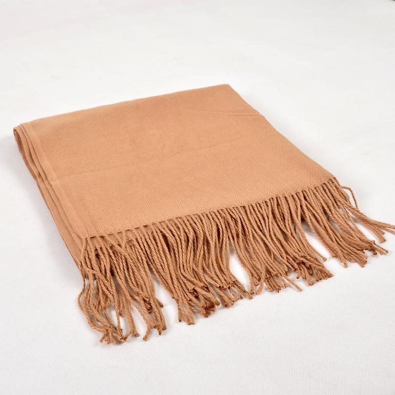 [BYSIFA] New Winter Ladies Army Green Pashmina Scarves Shawls Fashion Trendy Tassel Women Luxury Cashmere Pashmina Scarves Wraps