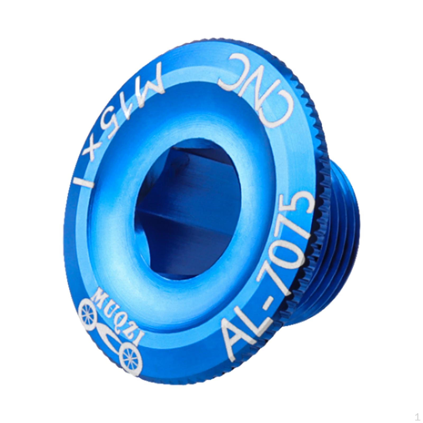 Bicycle Crank Cover. Bike Crankset Bolt. Aluminum Alloy Screw. Fixing Bolt for Blue