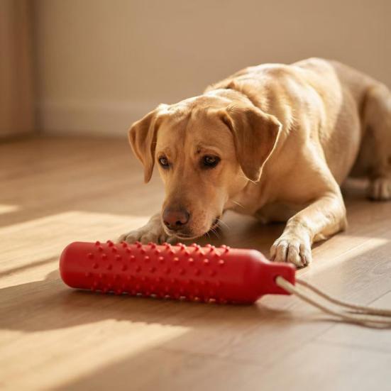 Interactive Rope Dog Toy Cotton Stick for Teething Rope Chew & Boredom Relief Essential for Dental