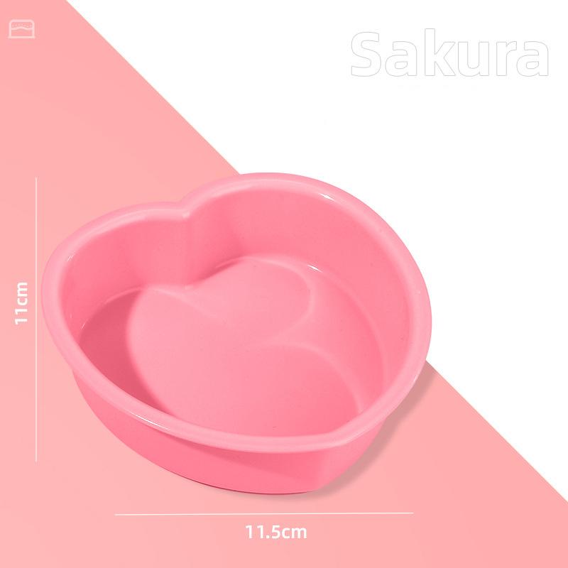 FAIS DU Silicone Cake Mold Heart Cake Layer Set Silicone Bakeware Mold for Baking Tools Rainbow Cake and Mousse Easy to Demold