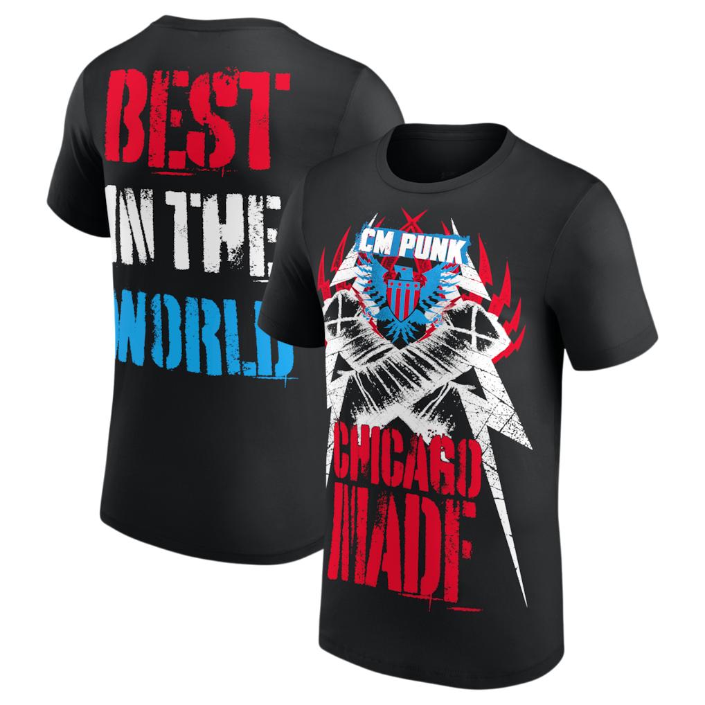 2026 CM Punk Pipe Bomb Pattern 3D Printed T-shirt Fashionable Men's High-quality Short Sleeved Top Summer Street Round Neck Clothing
