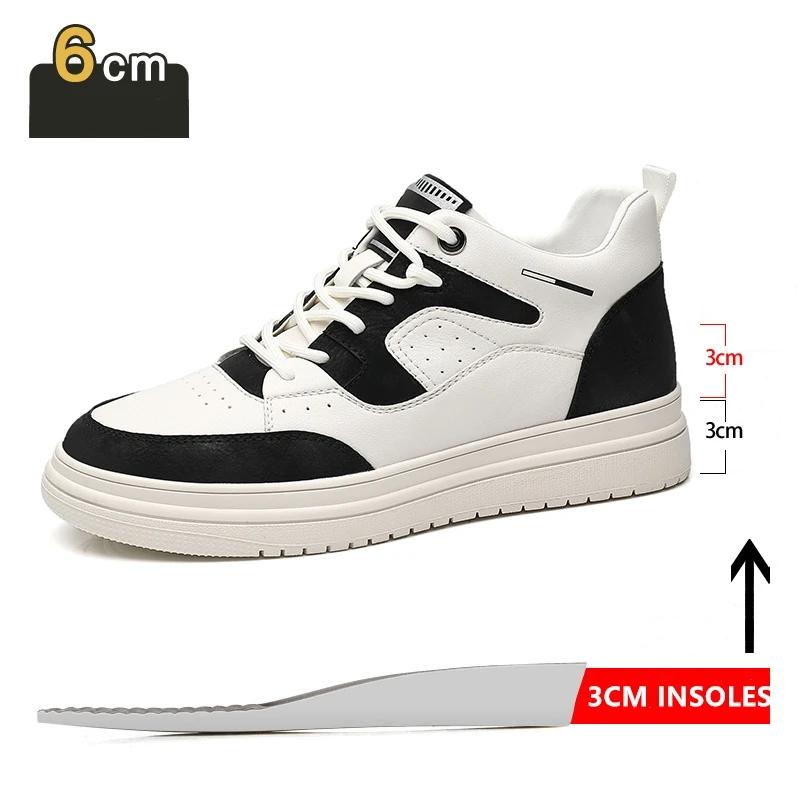 2024 Новые Кроссовки из коровьей кожи на толстой подошве для мужчин — фото 10