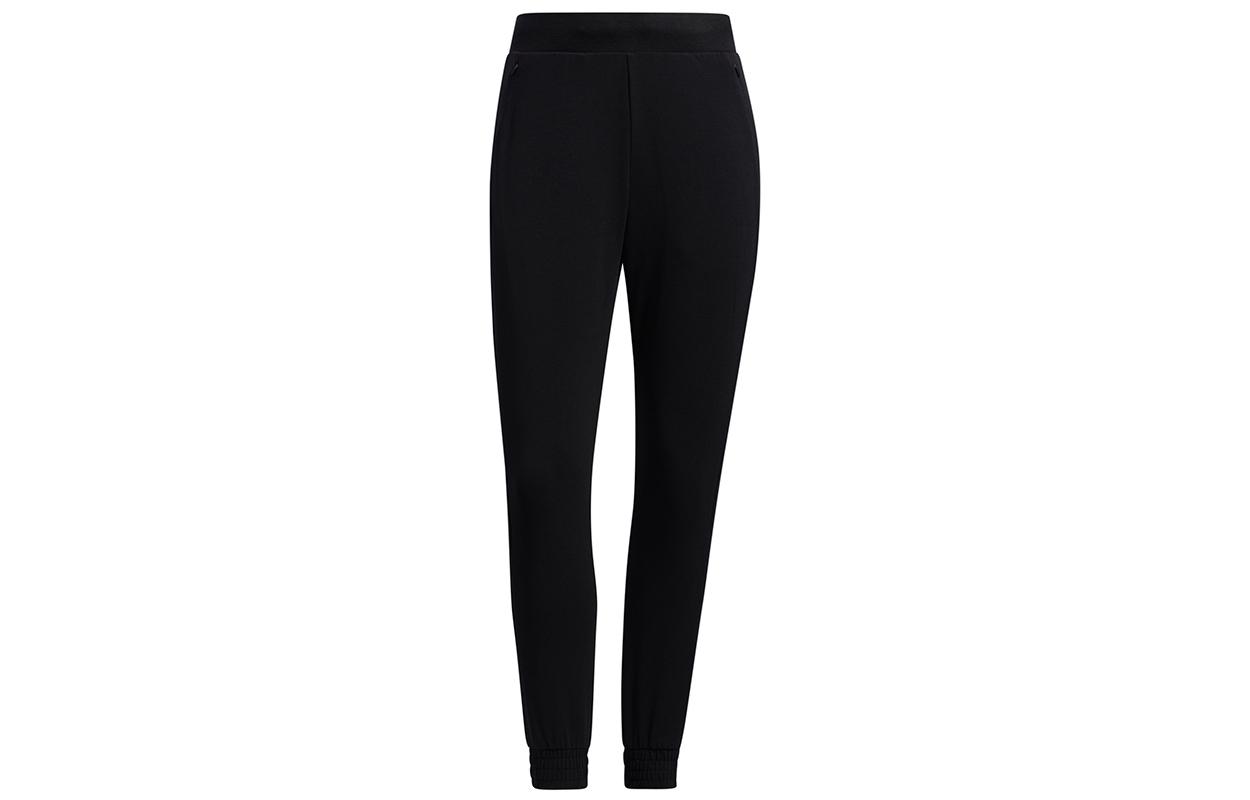 Adidas Knitted Sweatpants Women s Black Moderate Straight Fit Pants GP0660 S