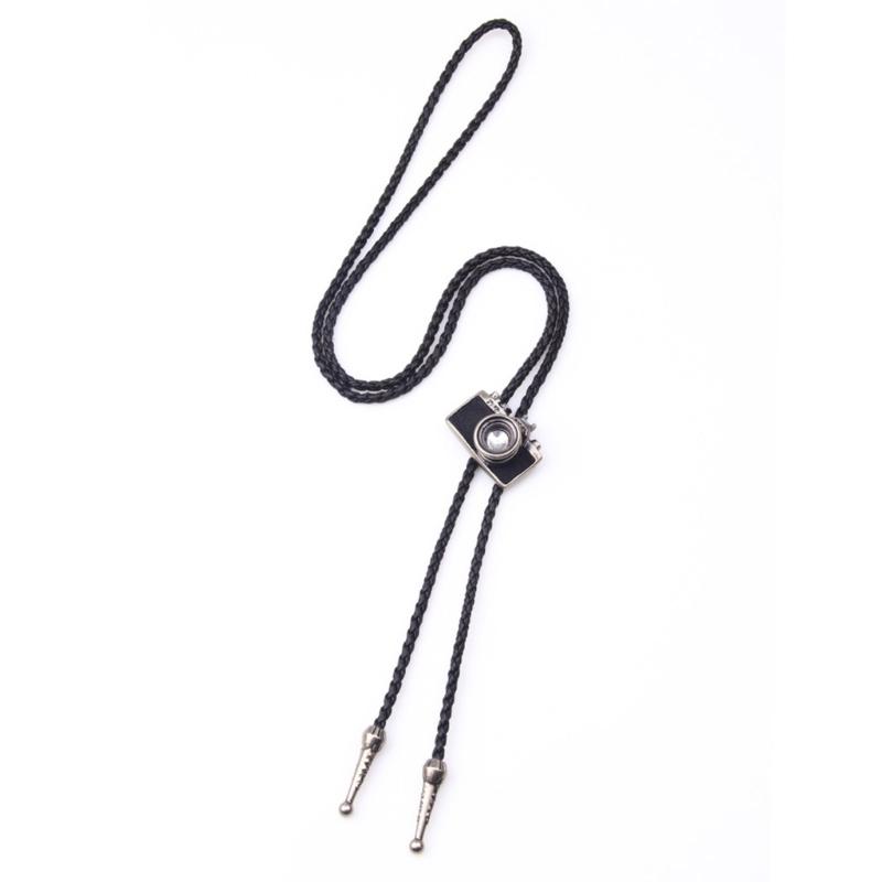 Западный галстук-боло Ковбойский галстук Винтажный галстук-боло Галстук-боло с камерой Ожерелье 1