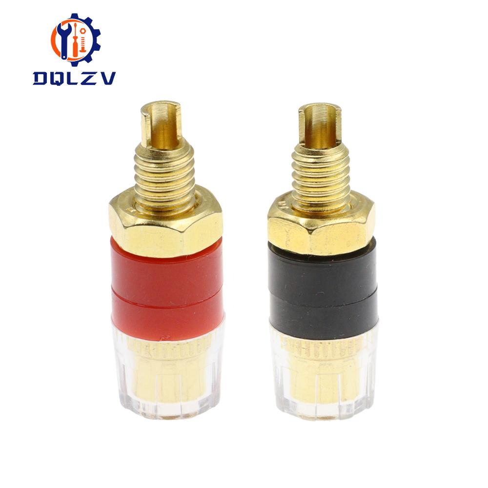 Brass Terminal for 4MM Banana Plug Jack CD Audio Speaker Binding Post Cable Amplifier Thread 31MM 1PCS