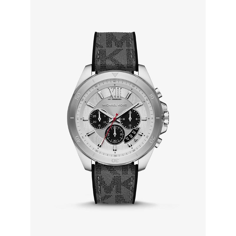 

Мужские часы Michael Kors Oversized Brecken с логотипом и серебристым покрытием MK8922 серебряный