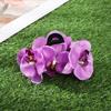 AWAYTR Phalaenopsis Orchidee Haarklammer Blume Haifischklemme Damen Retro Blumig Übertrieben Hochzeit Party Haarspange Haarschmuck