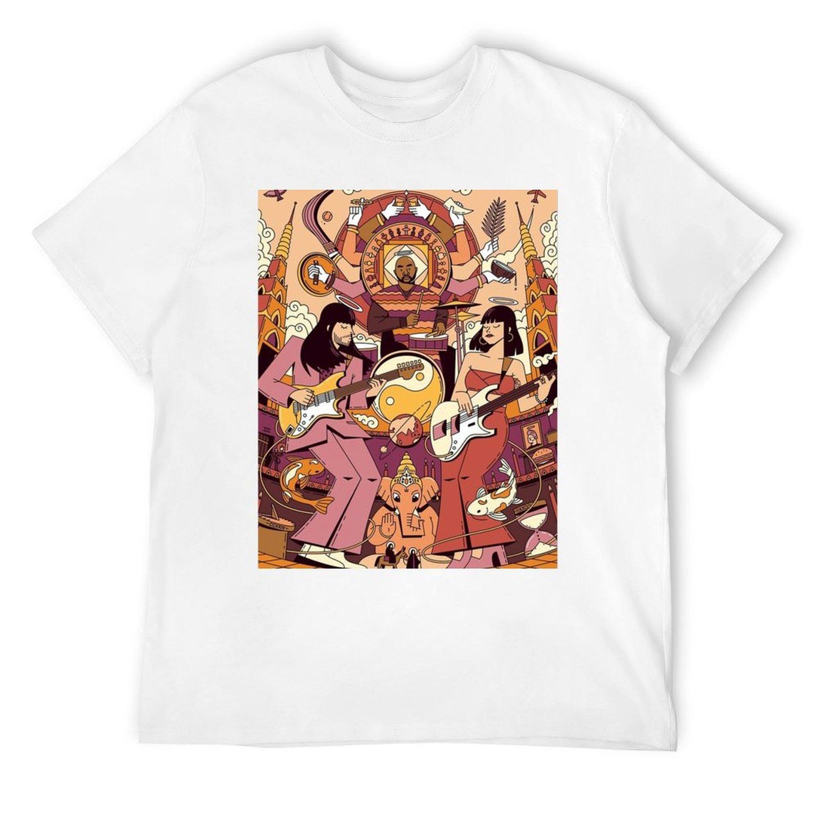 Khruanbin Memorable Concert Aesthetic TShirt Animal Prinfor Boys Oversizeds Unisexs TShirt S