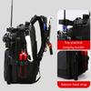 Fishing Backpack with Rod Holder Large Capacity Water Resistant Fishing Tackle Bag for Outdoor Fishing, Camping, Hiking