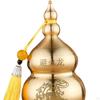 Antique Chinese Copper Gourd Decoration Open Lid Handicrafts Collectible Ornament Crafts for Home