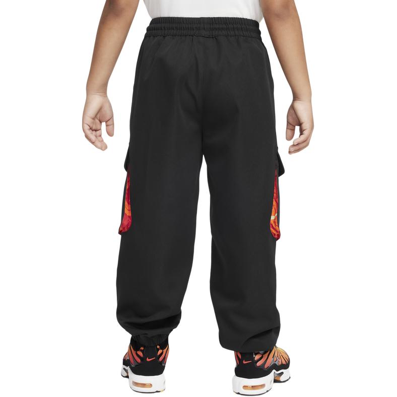 Nike Sportswear Snake Welcome Series Fashion Versatile Comfortable Cargo Pants Kids Bottoms Black IH0995-010