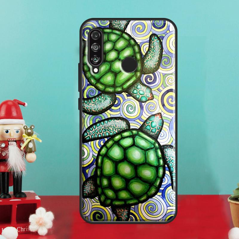 Cute Sea Turtle For Huawei Nova 5T 10 9 SE 12s 11i 12i Y91 Y90 Y60 Y70 Y72 Y61 P20 P30 P40 Lite P60 Pro Case