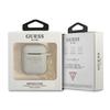 Guess Gua2Lsc4Eg Airpods 1/2 Cover Szary/Grey Silicone Charm 4G Collection