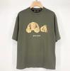 Manufacturer wholesale tide brand angel severed head teddy bear printed T-shirt loose men and women ins couple letter short sleeves