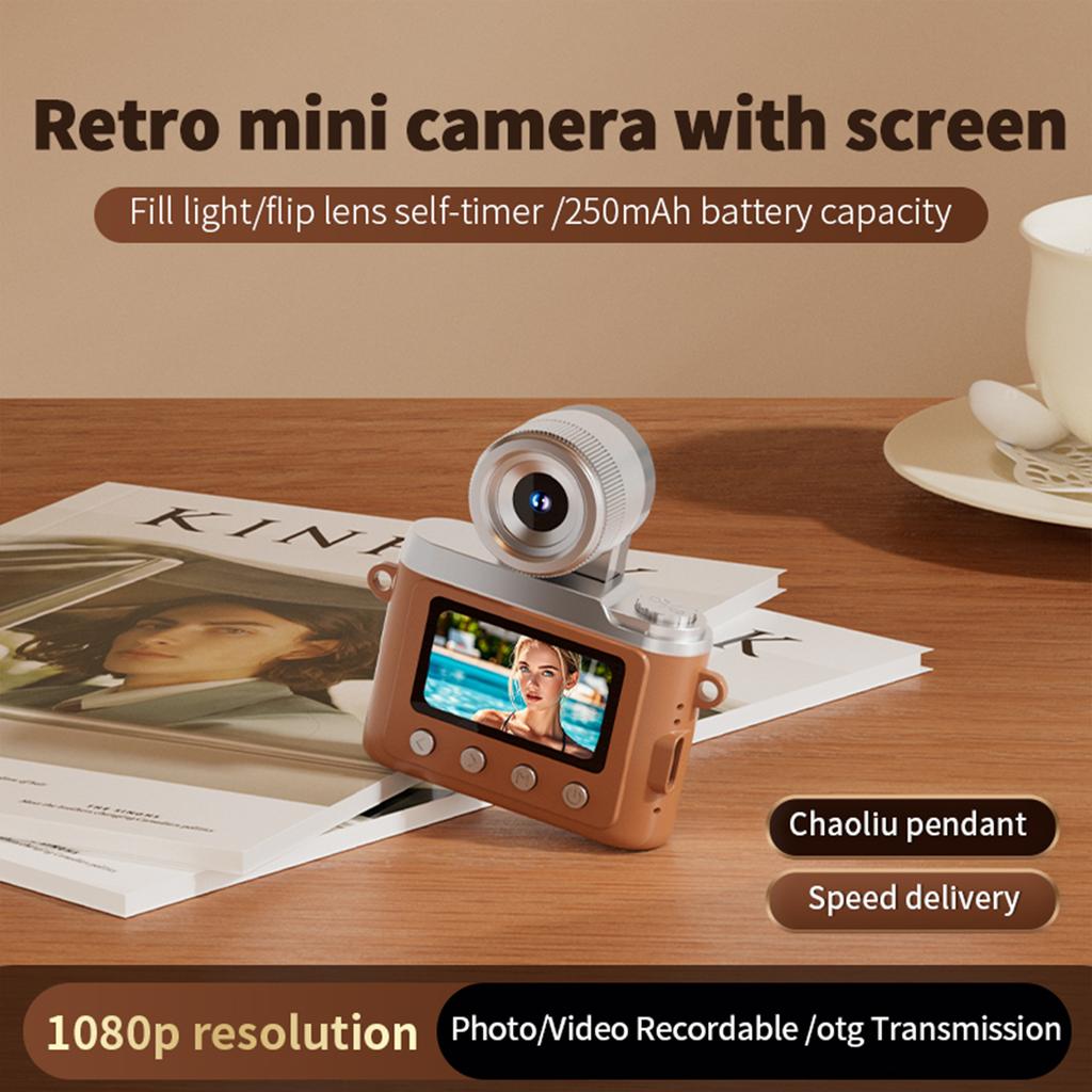 Retro CCD Camera 1080P   Screen   Size Kids Camera Vintage Little Digital Camera