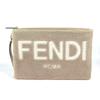 8N0178 Mouton Logo Bore Bag Pouch with Strap Clutch Bag
