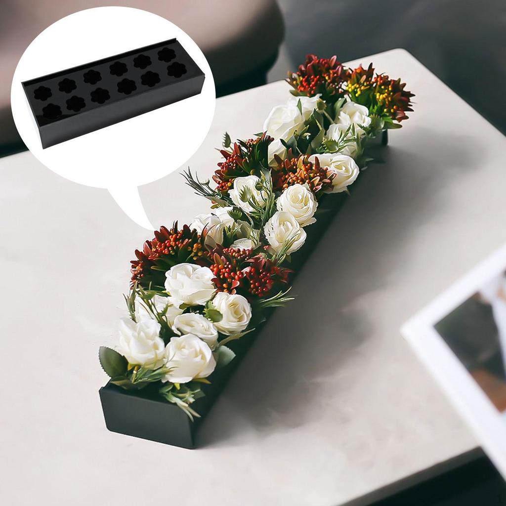 Contemporary Rectangular Vase for Elegant Flower Presentations