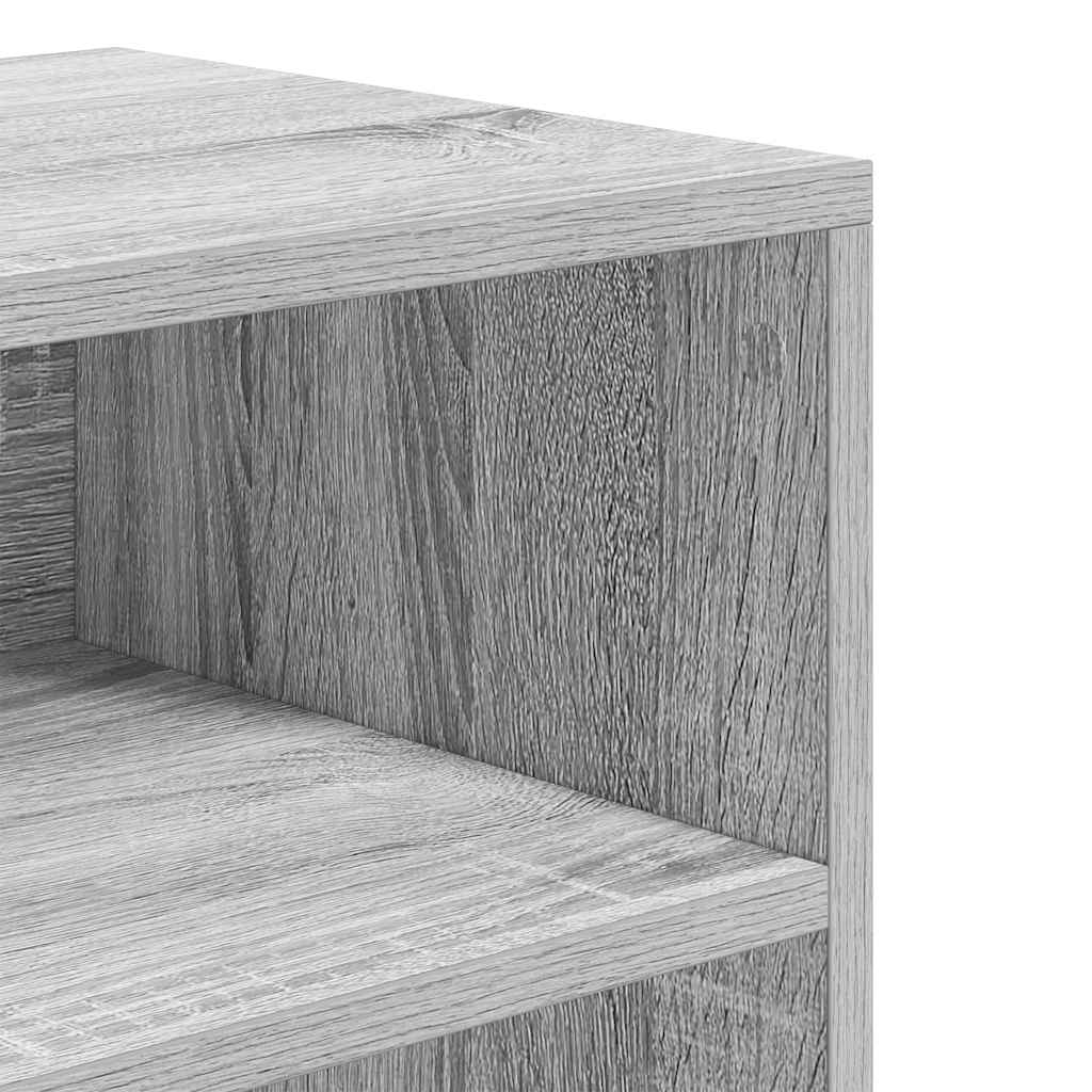 Bookshelf Grey Sonoma 60 x 30 x 71.5 cm Particleboard