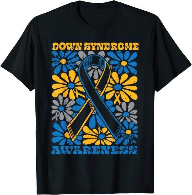 World Down Syndrome Day Awareness T21 Mom Kids Toddler Support T Shirt L