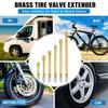 50-200mm Valve Stem Adaptor Anti Rust Tyre Valve Extender Tyre Inflator Adaptor  Auto Repair
