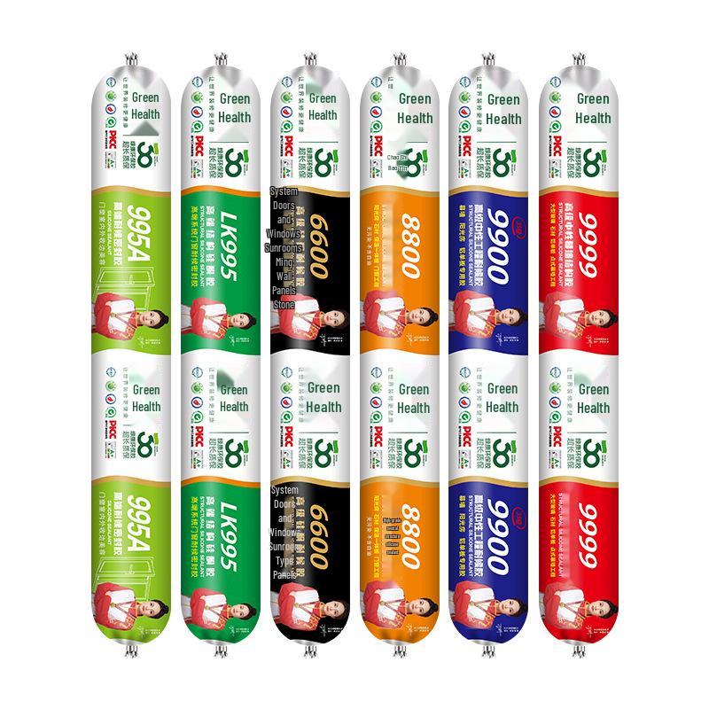 Green Kang Weather-Resistant Neutral Silicone Adhesive for Doors, Windows, Sunrooms, and Curtain Walls
