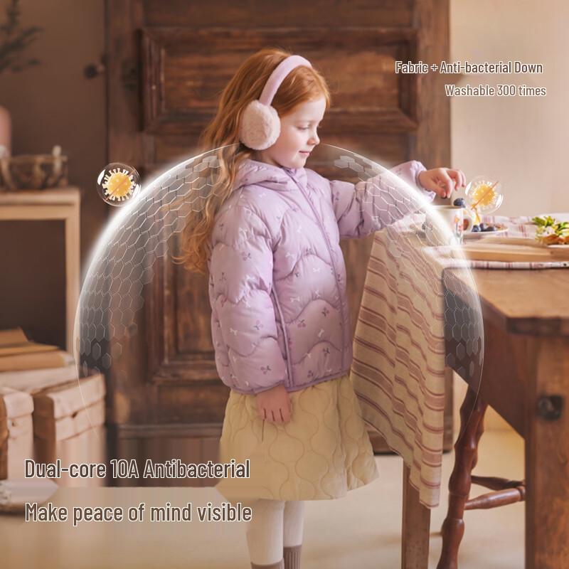JELLYBABY Kids' Reversible Lightweight Down Jacket