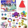 Fidget Advent Calendar 2025, Christmas Advent Calendars Countdown 24 Days, Bubble Toy Surprise Box Sensory Fidget Toy Packs for Girls Teens