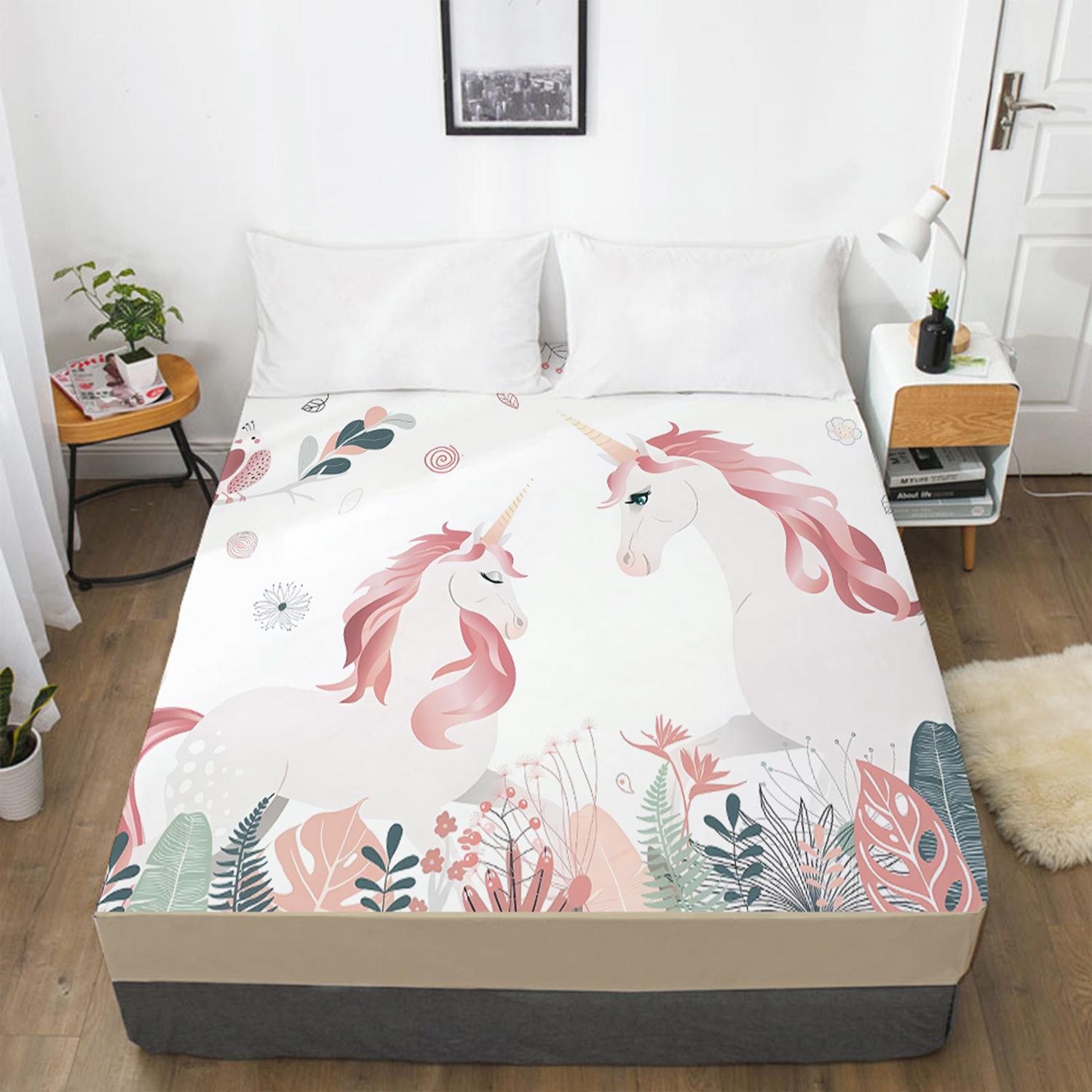 

Домашний текстиль динозавр 3D печать узор простыня чехол для матраса эластичная лента простыня постельное белье 120x200