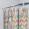 Vintage Bathroom Shower Curtain Floral Design with Letter Personalization for Home Decor Customizable Size Available on AliExpre