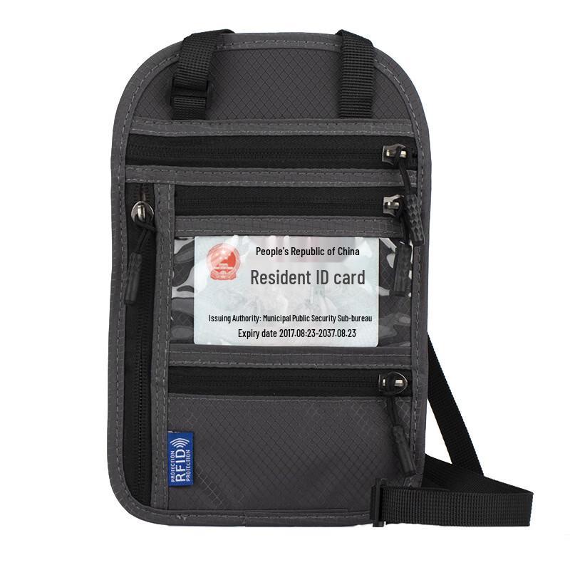 MDNG Многофункциональный шейный дорожный кошелек для паспорта и билетов