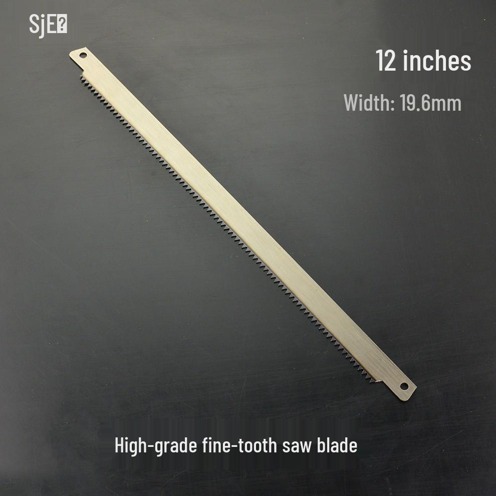 Durable High-Speed Steel & Carbon Steel Saw Blade with Fine, Medium, Coarse Teeth for Hand Saw Frame