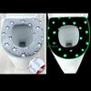24TE Toilet Seat Covers Soft Comfortable Toilet Seat Pad Washable- Mat for Bathroom Removable Cover Cushion Glow- in Dark