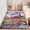 15 Misure Tappeto Stampa Clan Pokémon Eevee per Soggiorno Camera da Letto Stanza dei Bambini Decorazione Casa Tappeto Area Divano Guardaroba Tappetino