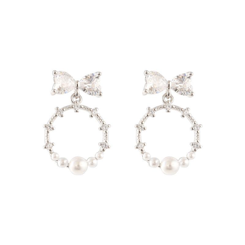 

Летние серьги-бантики, модные новогодние серьги, серьги нишевого дизайна, высококачественные серьги