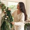 Velvet Ribbon Christmas Tree Ornament for Holiday Home Decor