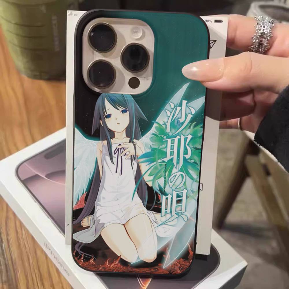 The Song Of Saya Horror Game Corrugated Pattern For IPhone 17 16 15 14 13 12 11 16 Pro Max Plus Pro Non-slip Phone Cover