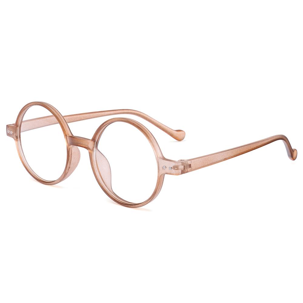 1Pc Portable Round Frame Anti-UV Blue Rays Reading Glasses Women Men Presbyopia Eyeglasses Eyeglasses Vision Care +1.0~+4.0