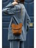 High-End Retro Suede Bucket Bag for Women - Versatile, Large Capacity for Autumn/Winter Commutes
