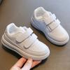 Children's White Shoes, Spring and Autumn Boys' Sports Shoes, White Girls' Casual Board Shoes, Soft Soled Baby Shoes