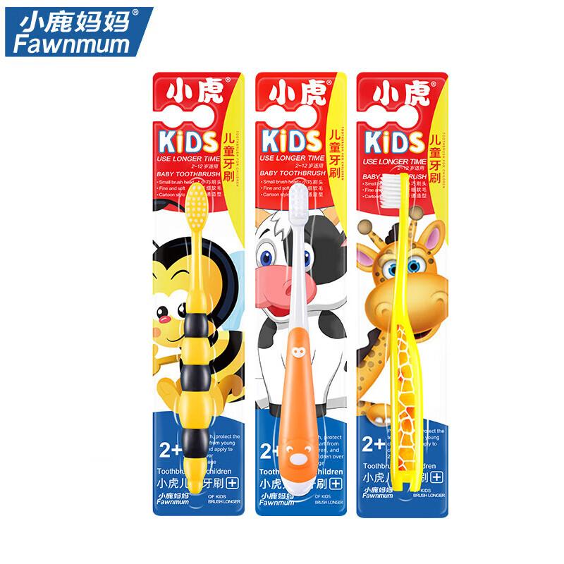 Deer Mama Children s Soft Bristle Toothbrush (4-Pack)