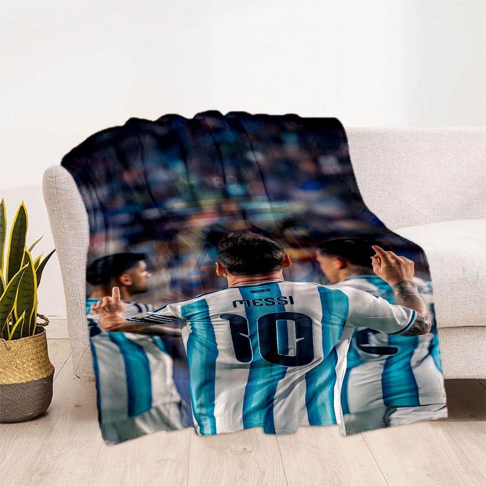 Messi 518 Decke Strapazierfähiger Komfort Geeignet für Stuhl Sofa Bürostuhl Ganzjahresgebrauch Wärmende Dekoration Geschenk für Reisen Zuhause Geburtstage